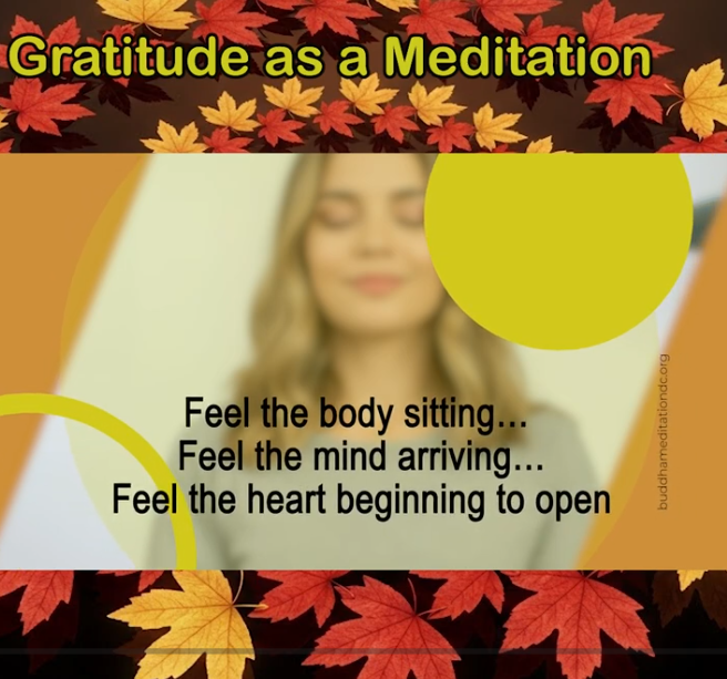 Gratitude As a Meditation